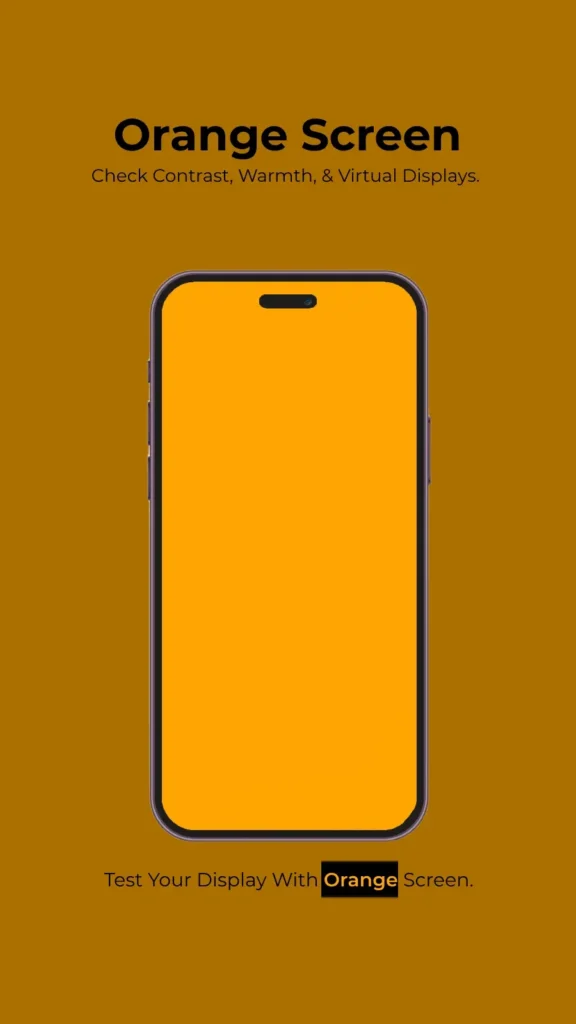 Orange Screen Mobile